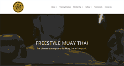 Desktop Screenshot of freestylemuaythai.com